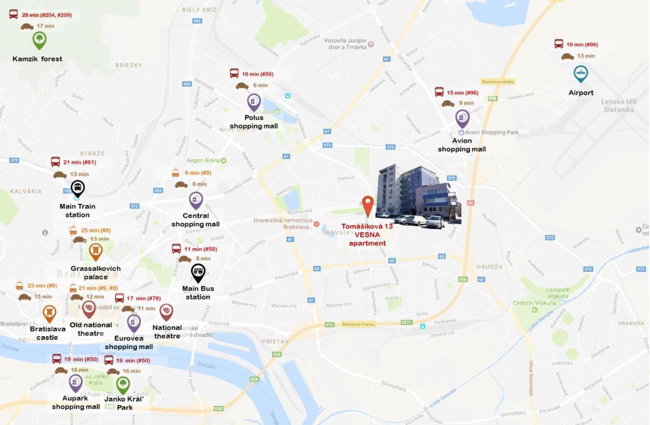 Vesna Convenient Apartment Bratislava Luaran gambar